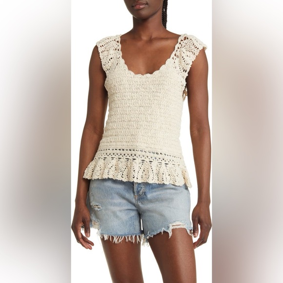 RAILS Hattie Open Stitch Knit Tank - Picture 2 of 7